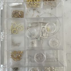 Jewelry Making Set 19 Bins With Beads And Accessories 