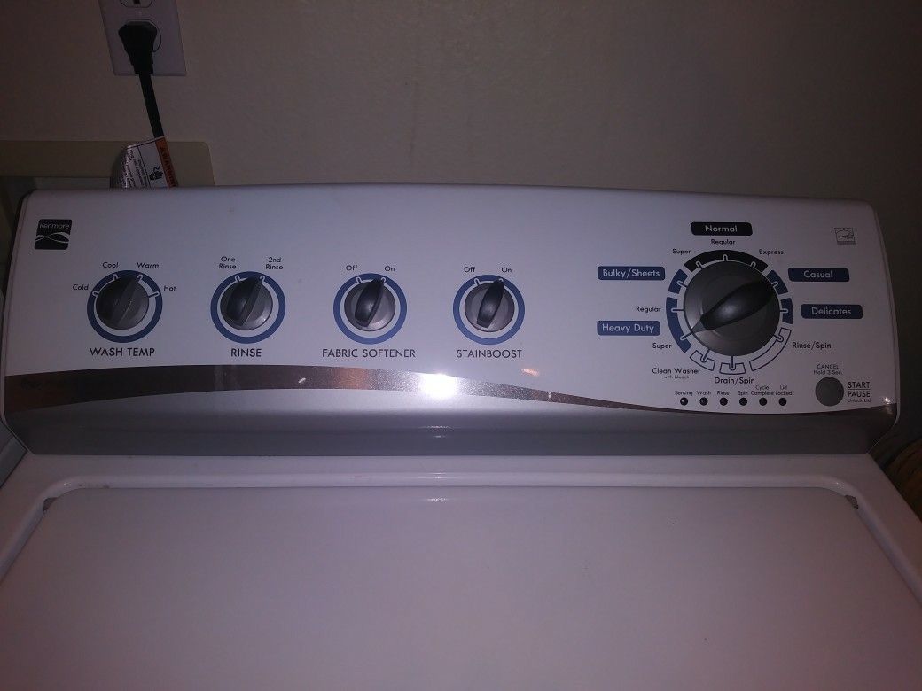 Kenmore High-Efficiency Low Water Wash Technology Washing Machine