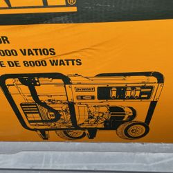 Dewalt 8000 W Gas Generator Brand New In The Box Factory Sealed