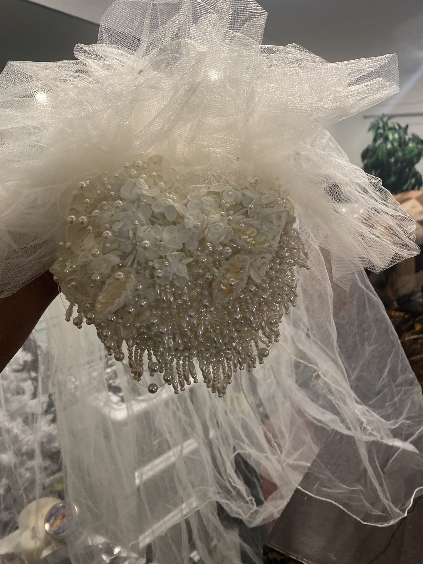 Wedding Dress And Veil