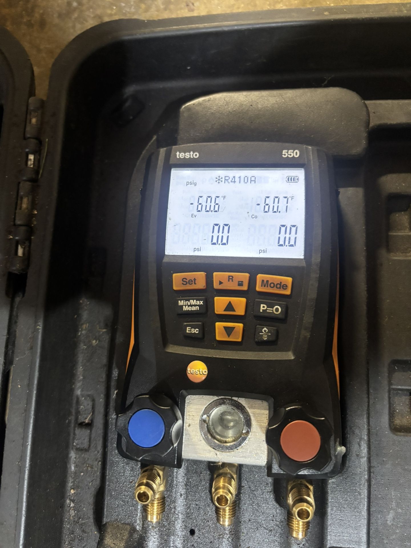 Testo 550 Refrigerant Gauges HVAC