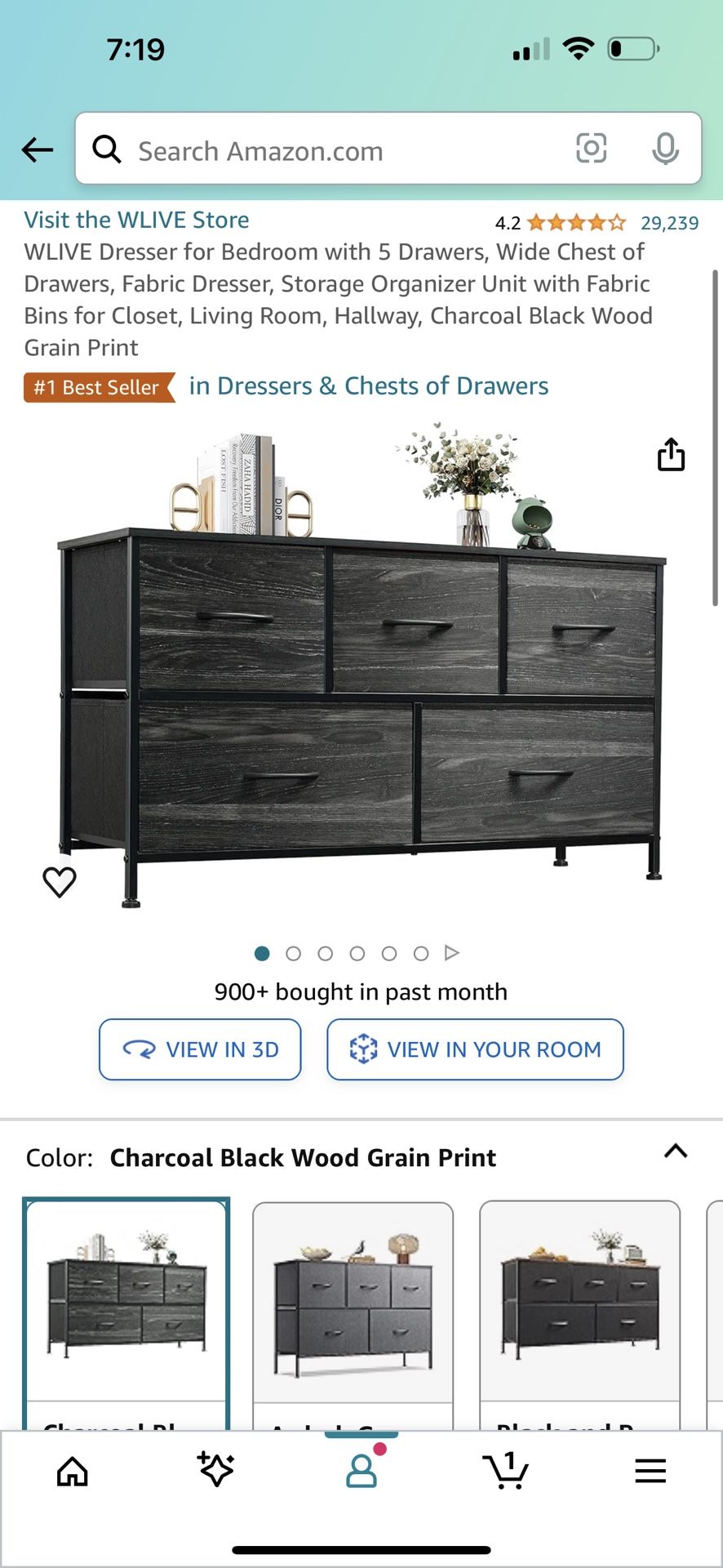 Dresser with 5 Drawers 