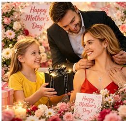 Forever Love Preserved Real Rose with Heart Necklace, Mother's Day Gifts for Mom, Wife, Anniversary Birthday Gifts for Women – Projects “I Love You” i