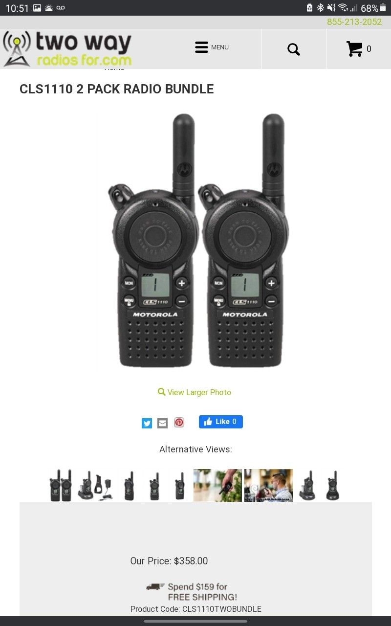 Motorola Cls1110 Radios