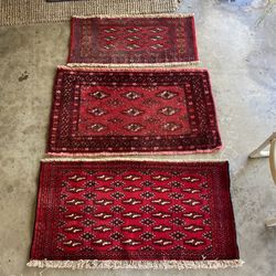 Mini Wool hand woven rugs