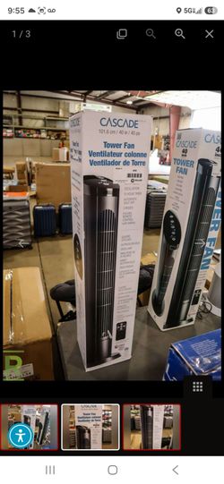 Cascade 40" tower fan
