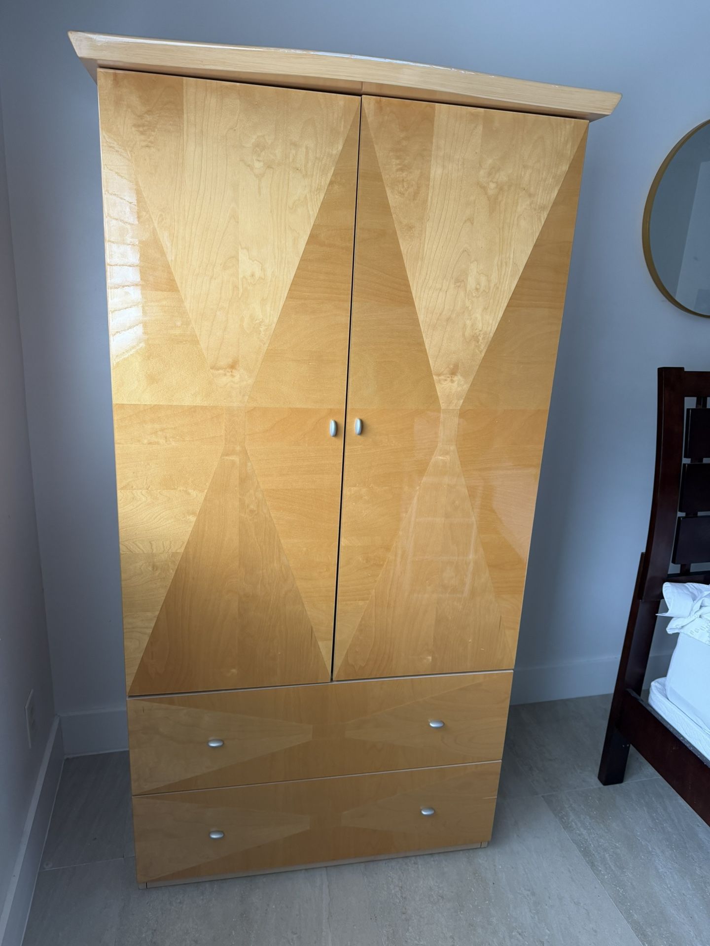 Armoire closet With Mirror