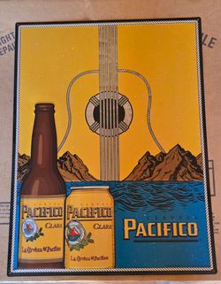 Pacifico metal sign