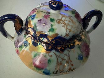 Nippon sugar and creamer, bowl