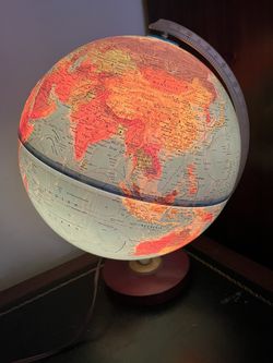 Vintage Replogle Lighted Globe/