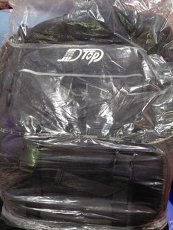 Fishing tackle backpack with a built in cooler Inside