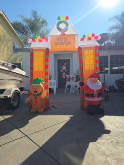 Inflatable Christmas Arch new in the box