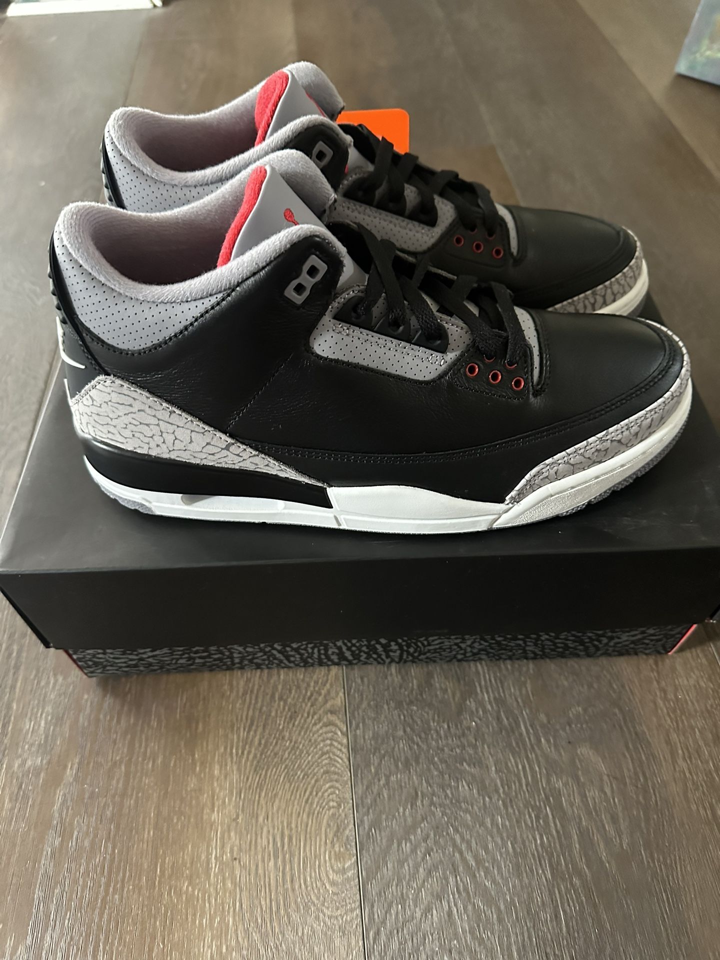 Jordan 3 Black Cement 2024 Size 10.5