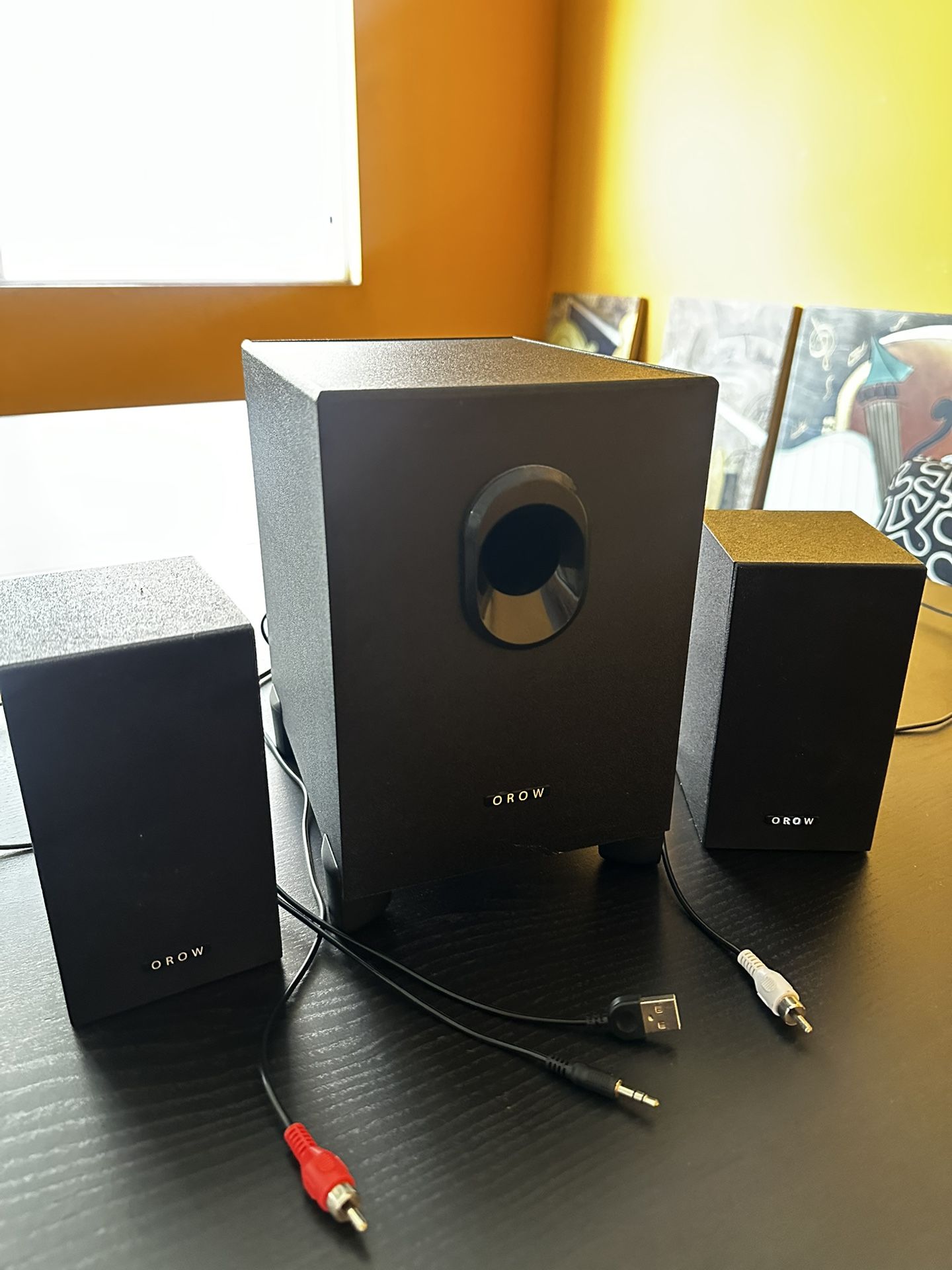 OROW Computer Speakers With Subwoofer 