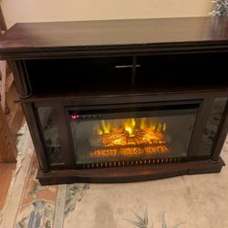 Electric Fireplace Heater With Remote Control 