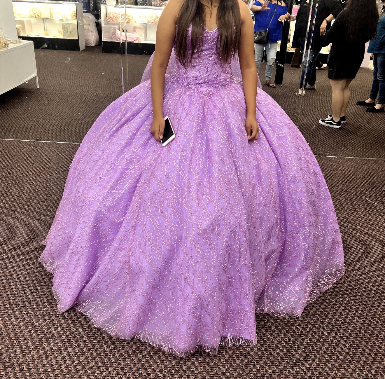 Purple Quinceañera Dress / Vestido Morado De Quinceañera