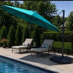10 feet Cantilever Umbrella with Weights