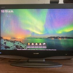 32” TV Sharp AQUOS LC-C3242U  With Remote & Instruction’s 