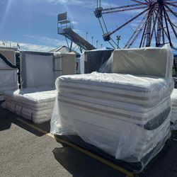 Queen Size Mattress & Box Spring ONLY 