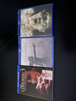 Blu Ray DVD’s - . $5 Each Or All Three For $12. Firm! Pick Ups Only. No Deliveries.