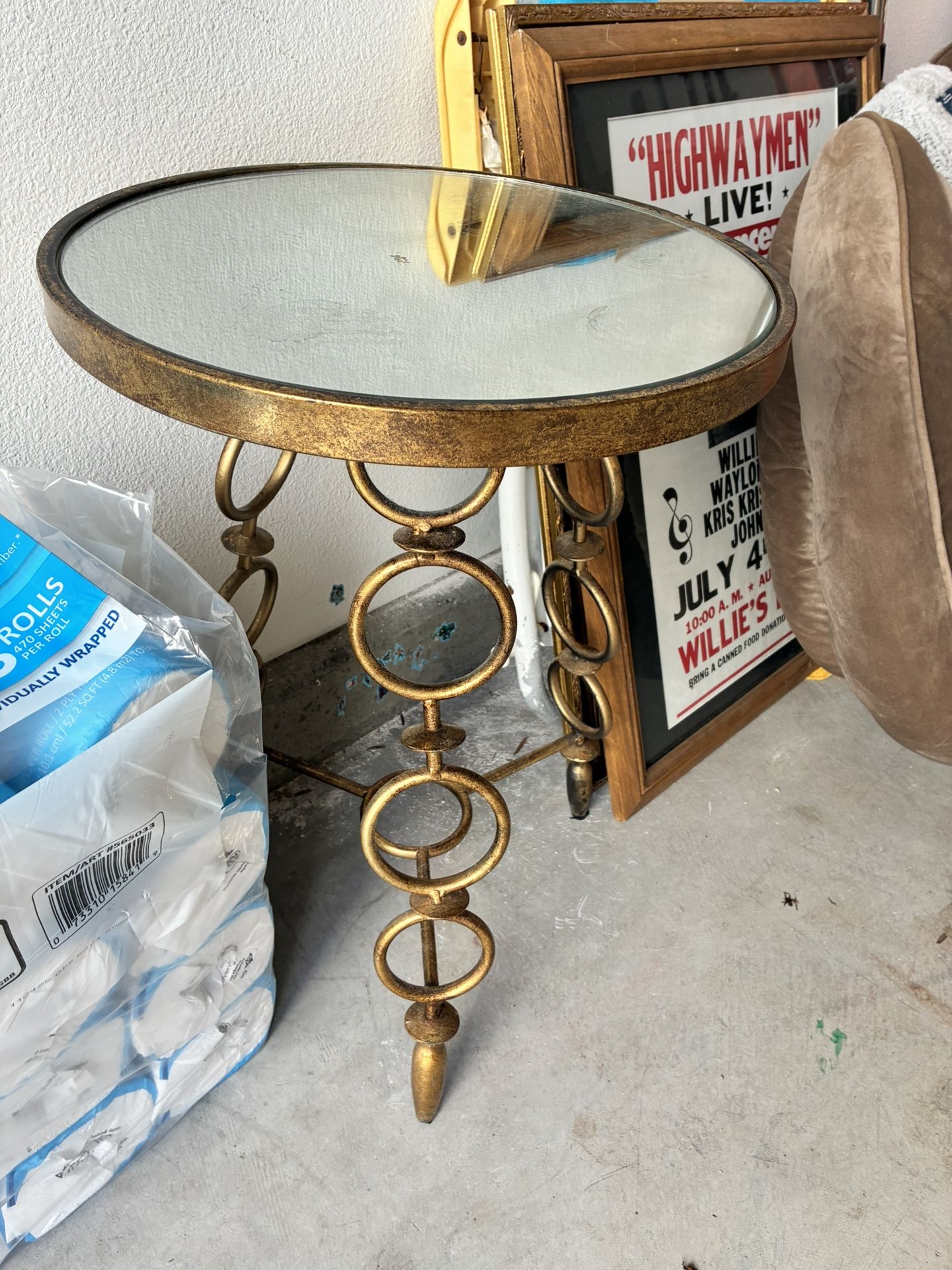 Cute Gold Side Table