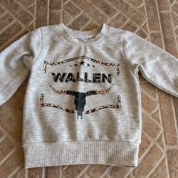 Wallen 3-4 T.    Long Sleeve Sweat Shirt