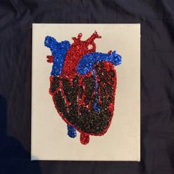Heart On Canvas