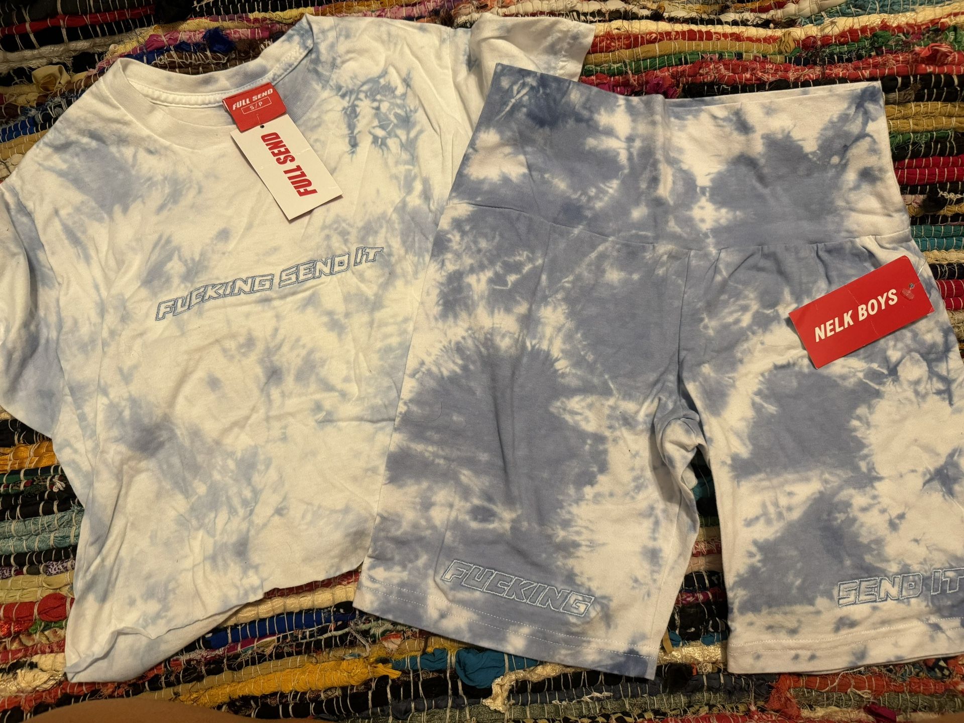 Nelk Boys FULLSEND Crop Top & Shorts