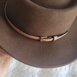 Suede western hat