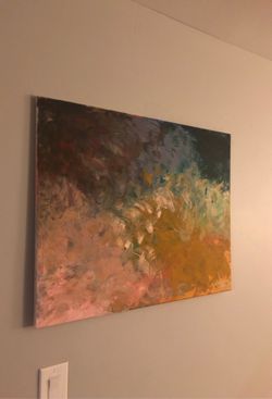 Free donations accepted. 😊 30X24” Hand painted