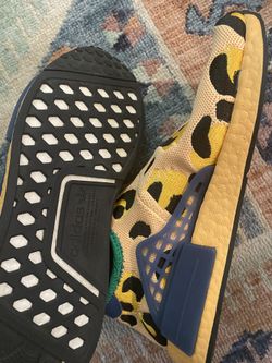 adidas gazelle silver green womens Adidas Mens HU NMD Animal Print Shoes – Extra Butter