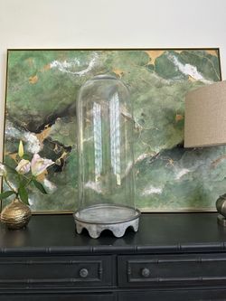 Huge glass display dome/cloche
