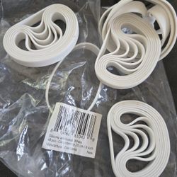 Wristbands Silicone 
22 Pcs White 
8inch 
New In Bag