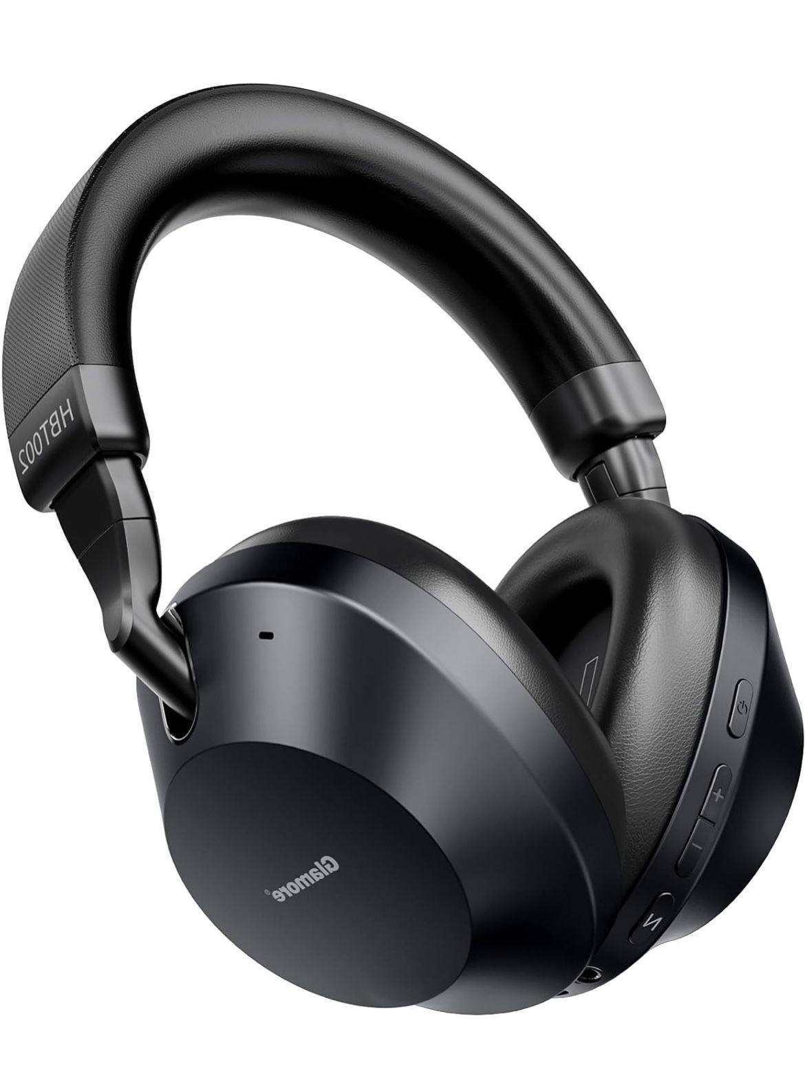 Noise Cancelling Headphones Over Ear Bluetooth 5.3, Wireless/Wired Headset with Mic, 40H Playtime, Deep Bass, Foldable, Transparency Mode