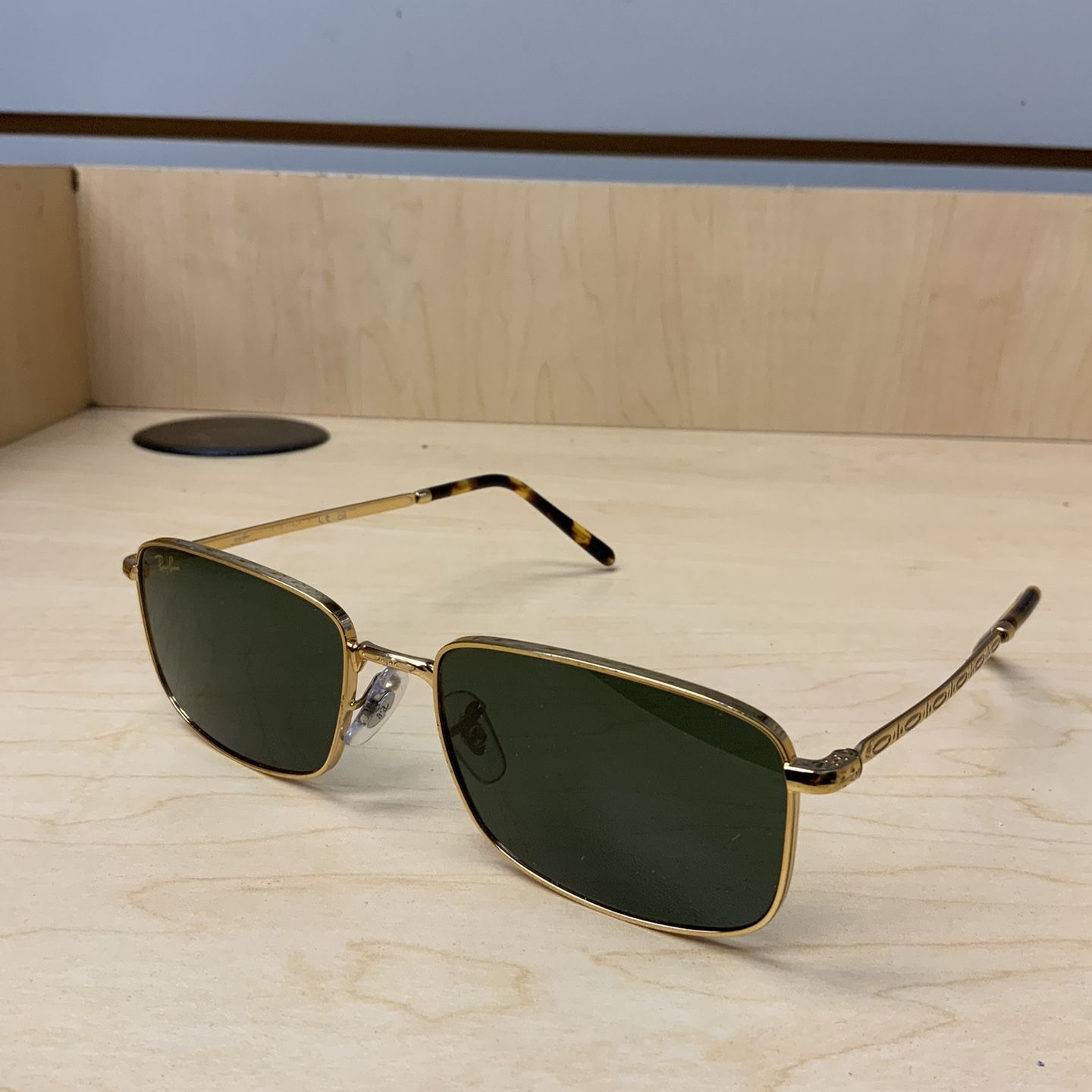 Ray Ban Rectangular Sunglasses RB3717 919731 Sun Glasses Shade