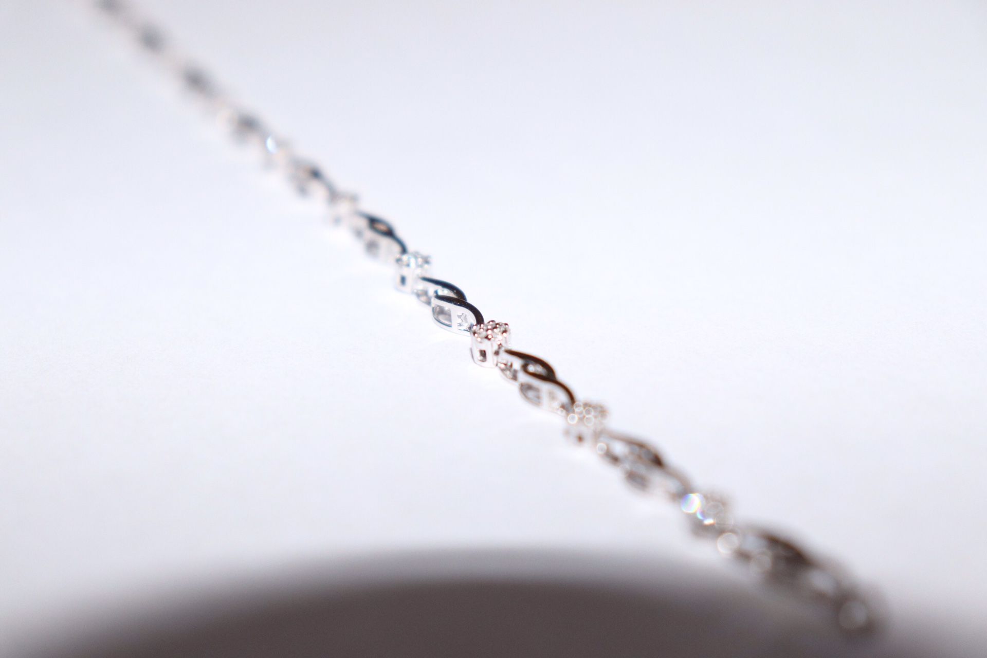 10k gold solid .25 ct diamond bracelet jewelry