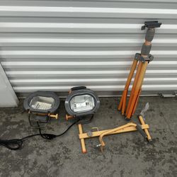 HDX Dual Work Light with Tripod – 120V 600W
