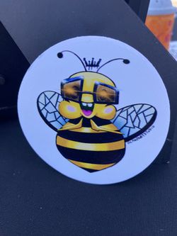 Q. Bee Sticker 3”