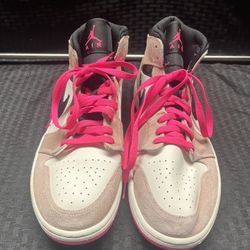 Nike Air Jordan 1 Mid Crimson Tint Pink - 13
