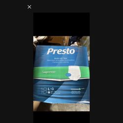 Adult Diapers Size Large 12 Packs 50.00
