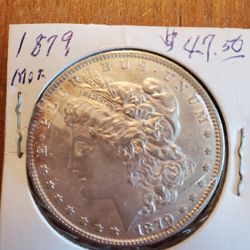 1879 Morgan Silver Dollar 