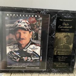 Dale Earnhardt Plaque 12x15