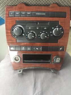 05 Jeep Grand Cherokee heater controls