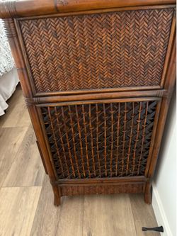 3-piece wicker bedroom set