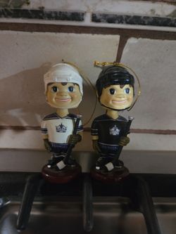 Los Angeles Kings bobblehead ornament lot