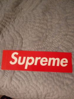 Supreme box logo sticker