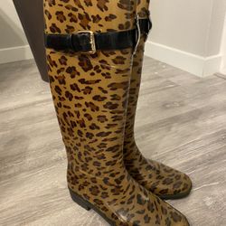 Ralph Lauren Leopard Rain Boots