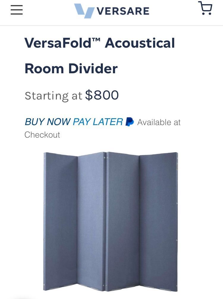 Acoustical Room Divider