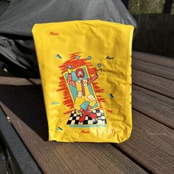 1980s Ronald McDonald Juggling Clown Reusable Vintage McDonald's Vinyl Bag