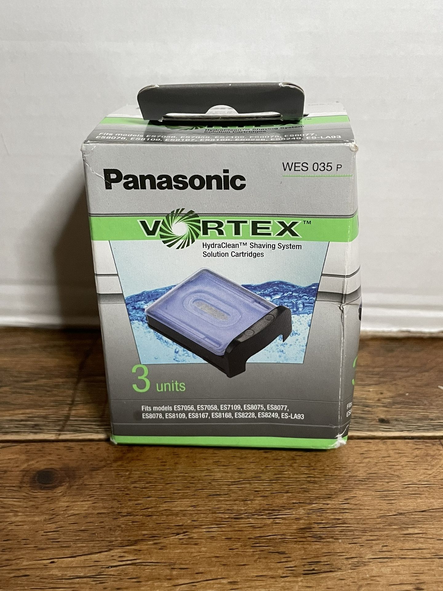 Panasonic Vortex HydraClean Shaving System Cartridge Refill Boxes Wes 035P